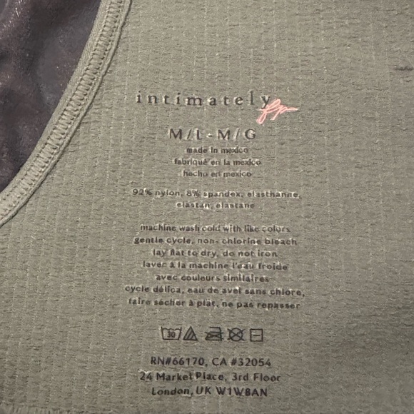 NWT Intimately Free people Strappy Sunset Strappy Bra army Size M-L - Picture 5 of 10